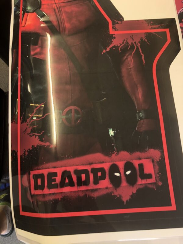 Arcade1up Deadpool side