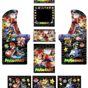 Arcade1up Mario Kart full complete set +3 x Risers