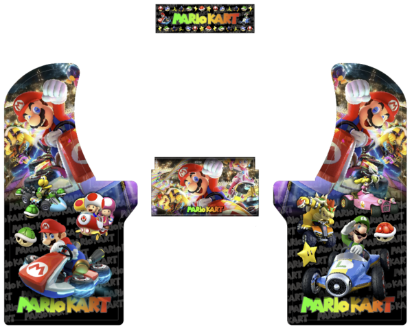 Arcade1up Mario Kart 4 pieces set