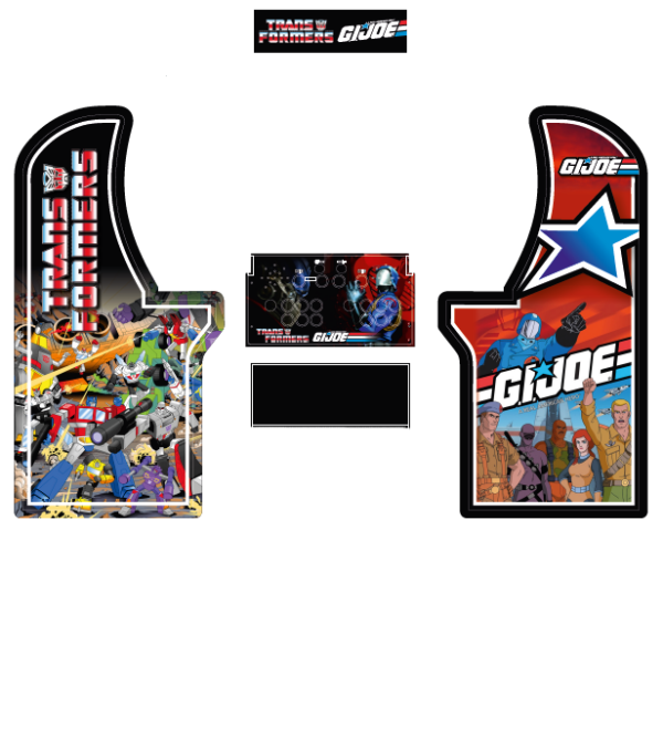 Arcade1up Transformers and GI Joe 2