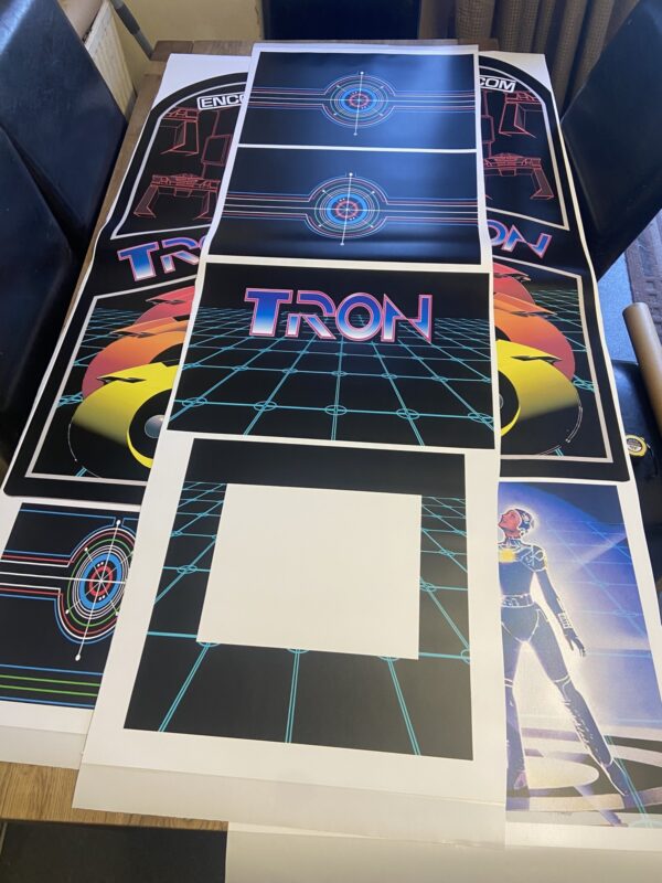 Arcade1up Tron Left side +bezel