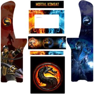 Mortsal Kombat Scorpio and Subzero Atgames Legends Ultimate ALU 7 piece set COMPLETE