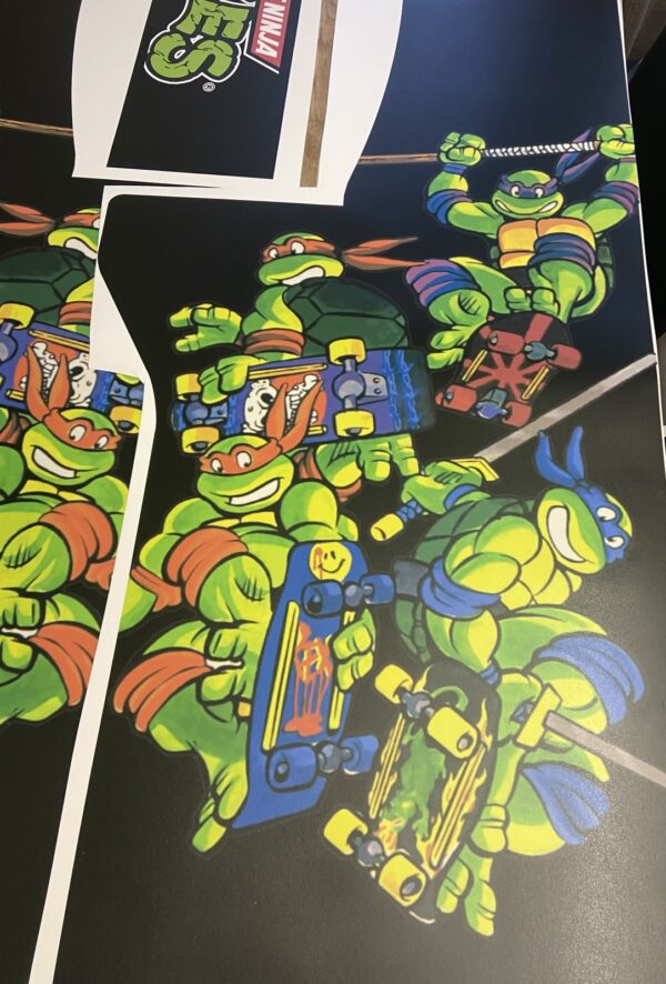 TMNT Balck Atgames Legends Ultimate ALU right side pic