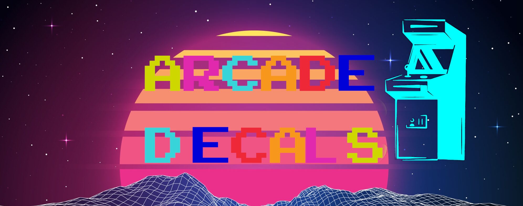 Arcade Decals LOGO Design