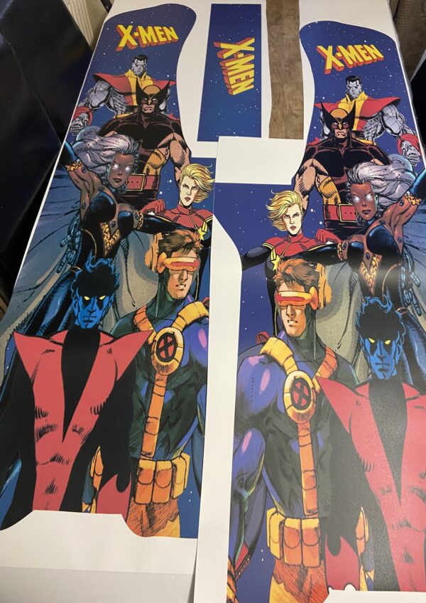 Xmen retro Atgames Legends Ultimate ALU 2 x sides pieces pic