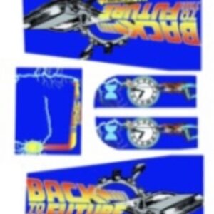 Back to the Future Atgames Pin 5 pieces set