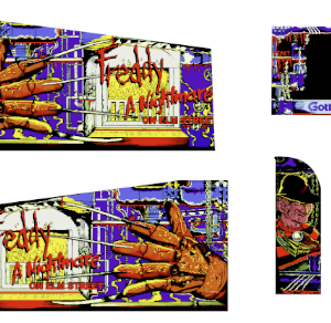 Freddy nightmare on elm street Arcade1up full complete pieces