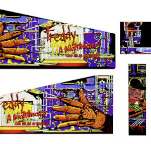 Freddy nightmare on elm street Atgames ALP full complte 5 pieces