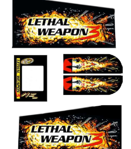 Lethal Weapon 3 Arcade1up pinball complete full arcade