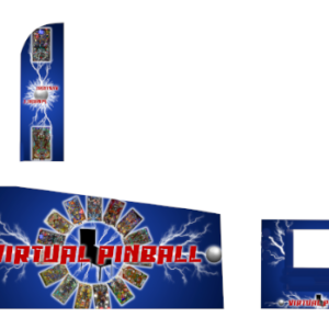 Virtual Pinball Arcade1up pin Design full complete 5 pieces